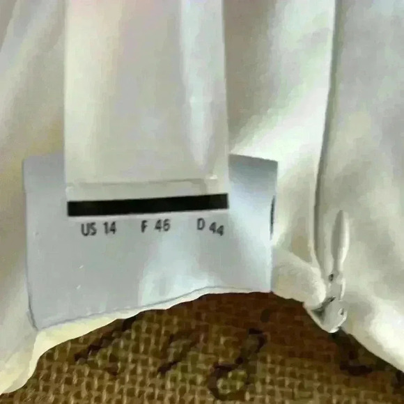 Akris Punto summer MIDI dress multi-colored ivory, black , gray, peach - Picture 8 of 9